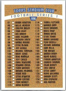 Checklist Series 1