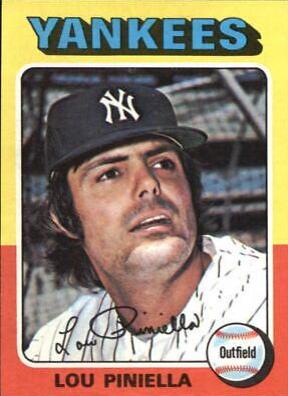 Lou Piniella #217 Baseball Cards 1975 Topps Mini