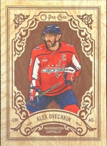Alex Ovechkin #W-AO Hockey Cards 2023 O-Pee-Chee Wood
