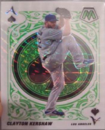 Clayton Kershaw [Green Fluorescent] #A-13