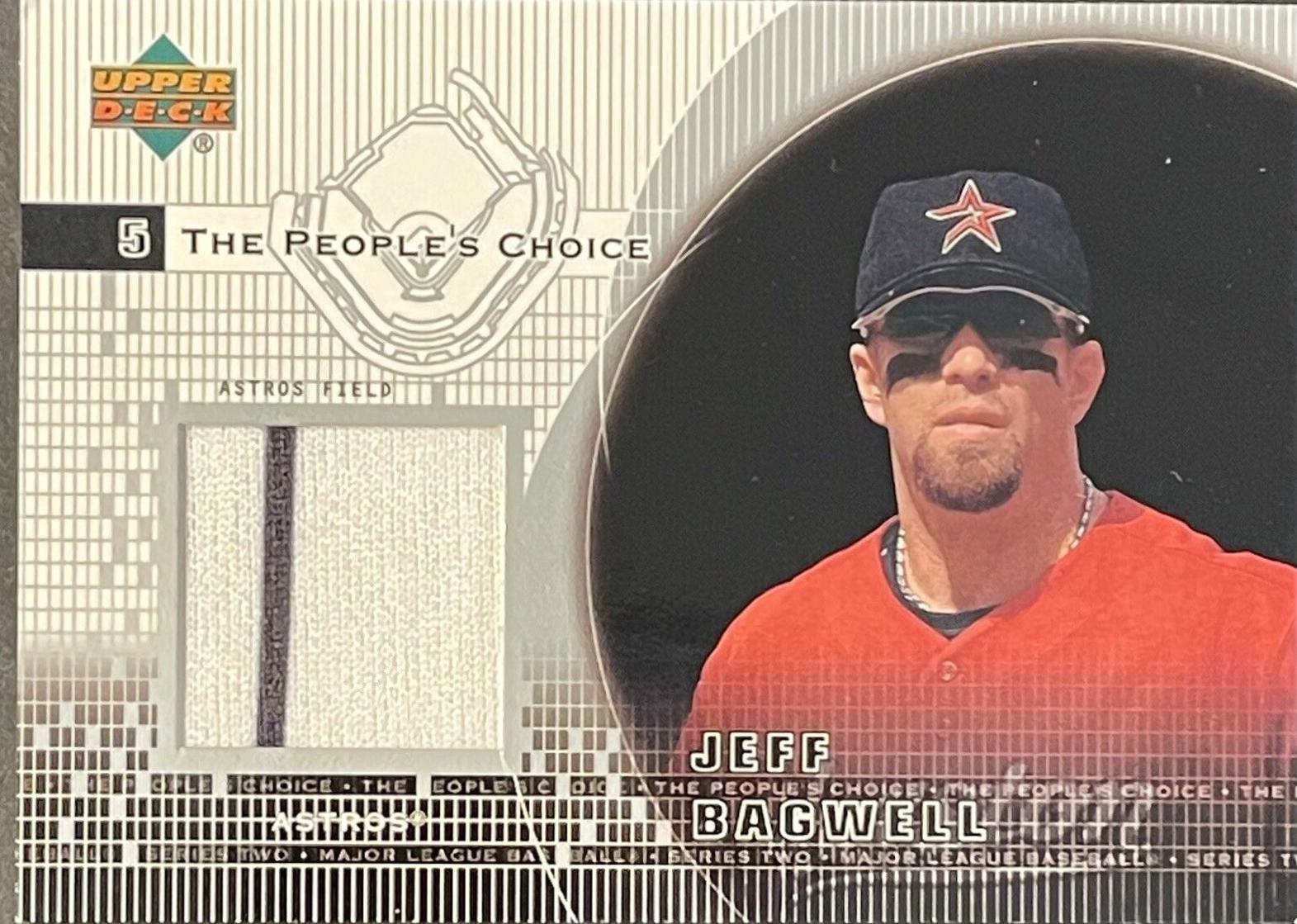 Jeff Bagwell #PJ-JBA Baseball Cards 2002 Upper Deck The People's Choice