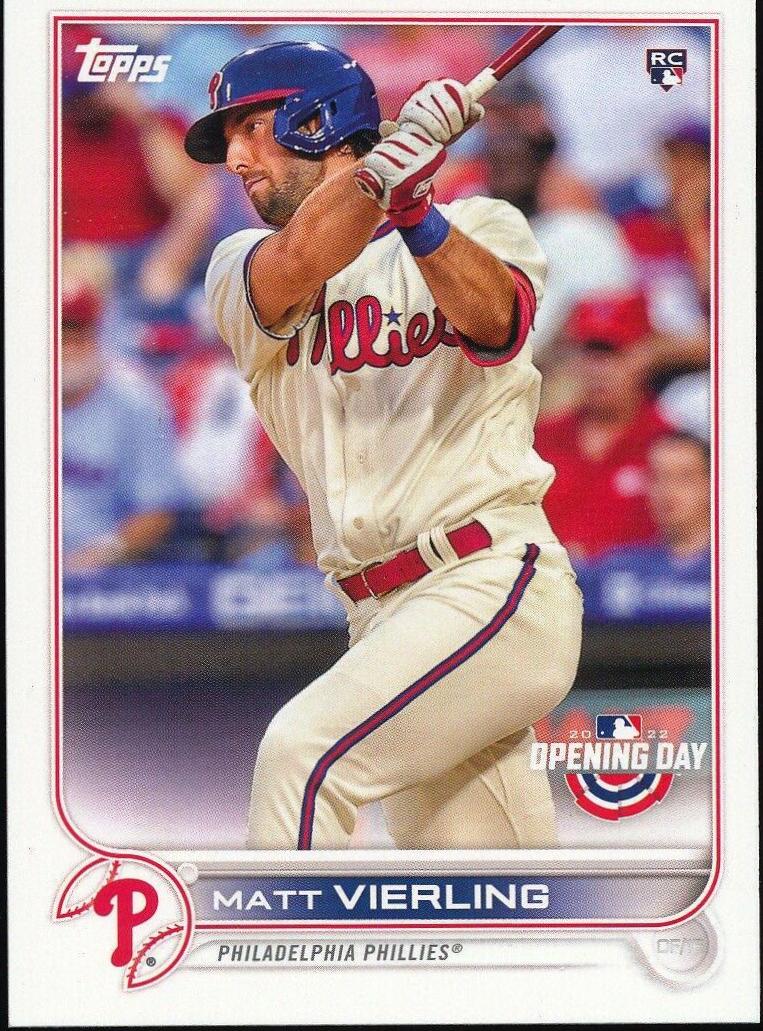 Matt Vierling #56 Baseball Cards 2022 Topps Opening Day