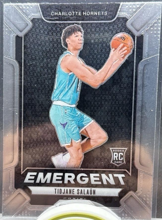 Tidjane Salaun #5 Basketball Cards 2024 Panini Prizm Emergent
