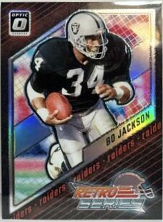 Bo Jackson #2 Football Cards 2023 Panini Donruss Optic Retro Series