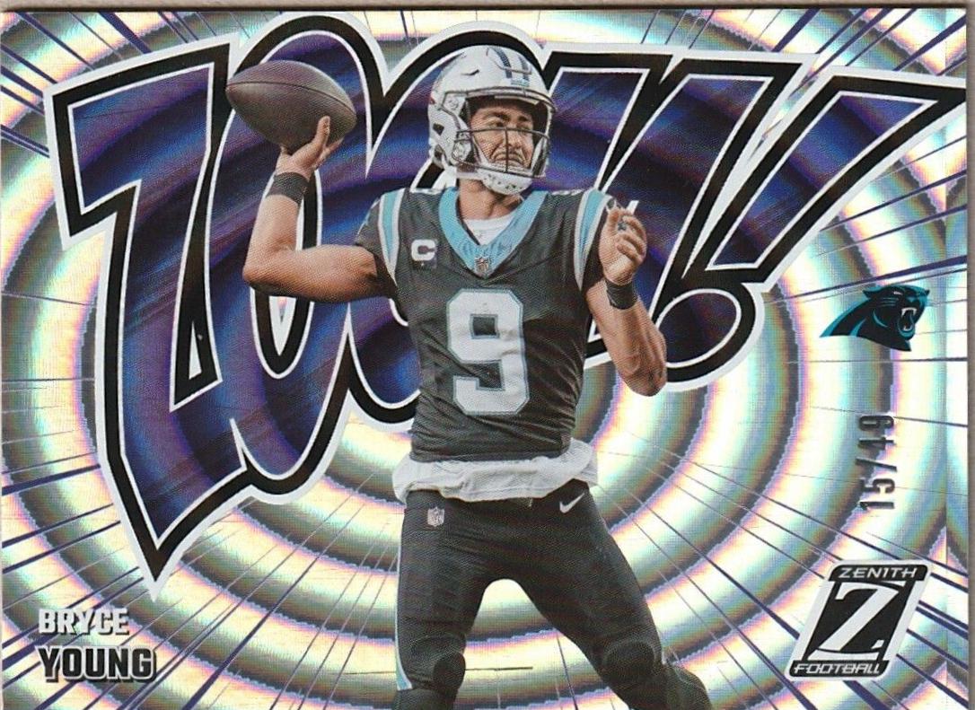 Bryce Young #9 Football Cards 2024 Panini Zenith Zoom Blue