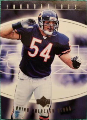 Brian Urlacher #17 2004 Upper Deck Foundations Football