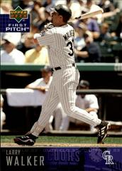 Larry Walker #253 Baseball Cards 2004 Upper Deck First Pitch Prices