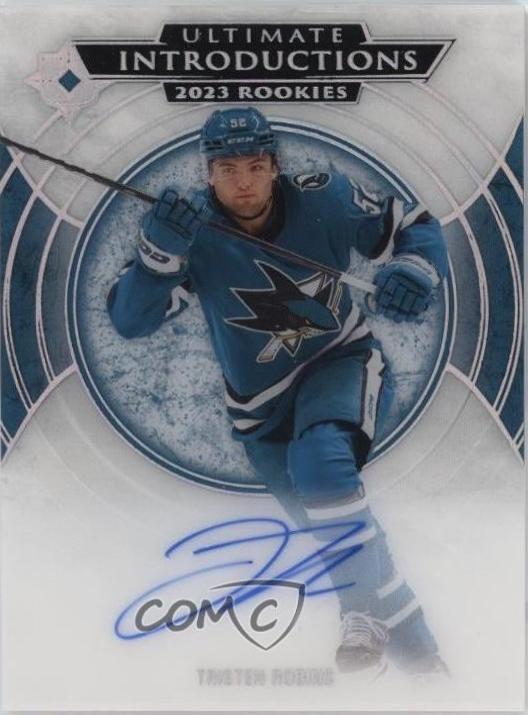 Tristen Robins #UI-28 2023 Upper Deck Ultimate Collection Introductions Autograph Hockey