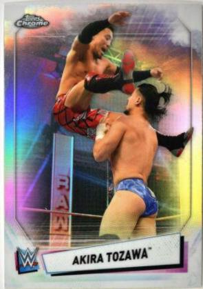 Akira Tozawa #2 Wrestling Cards 2021 Topps Chrome WWE