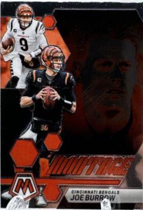 Joe Burrow #M-1 Football Cards 2023 Panini Mosaic Montage