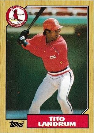 Tito Landdrum #288 Baseball Cards 1987 Topps