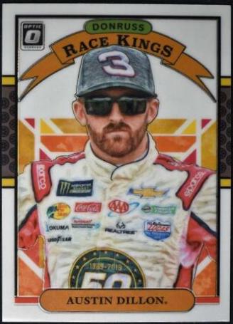 Austin Dillon #3 Racing Cards 2020 Panini Donruss Nascar Optic