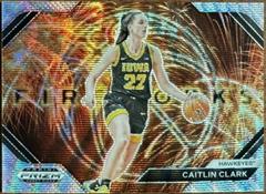 Caitlin Clark [Wave] #15 Basketball Cards 2024 Panini Prizm Draft Picks Fireworks Prices