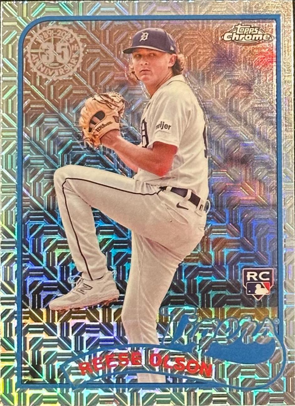 Reese Olson #2T89C-73 Baseball Cards 2024 Topps 1989 Chrome Silver Pack
