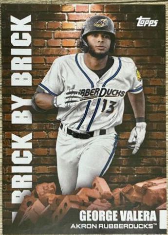 George Valera #BB-17 Baseball Cards 2022 Topps Pro Debut Brick by Brick