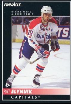Pat Elynuik #53 Hockey Cards 1992 Pinnacle Canadian