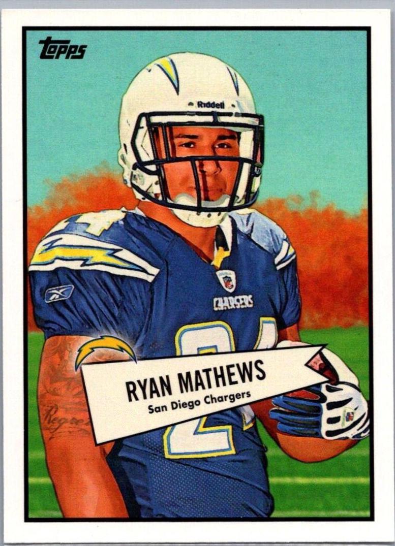 Ryan Mathews #52B-36 Football Cards 2010 Topps 1952 Bowman