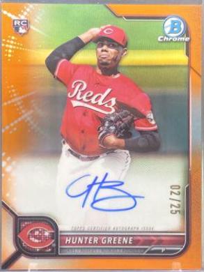 Hunter Greene [Orange Refractor] #CRA-HG
