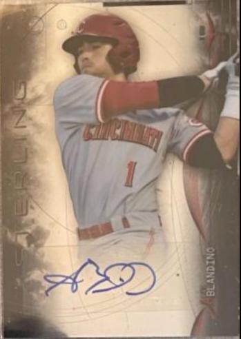 Alex Blandino #ABL Baseball Cards 2014 Bowman Sterling Prospect Autograph