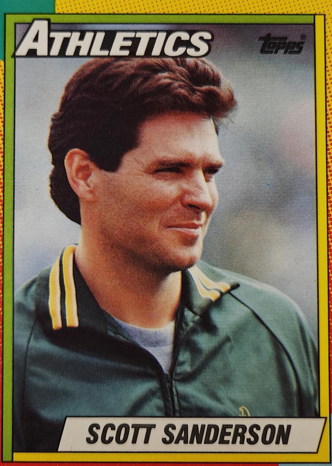 Scott Sanderson #110T Baseball Cards 1990 Topps Traded Tiffany