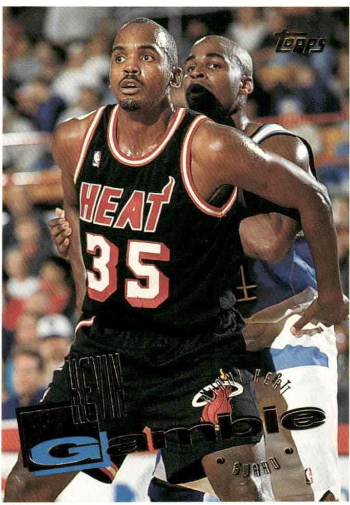 Kevin Gamble #226 Basketball Cards 1996 Topps