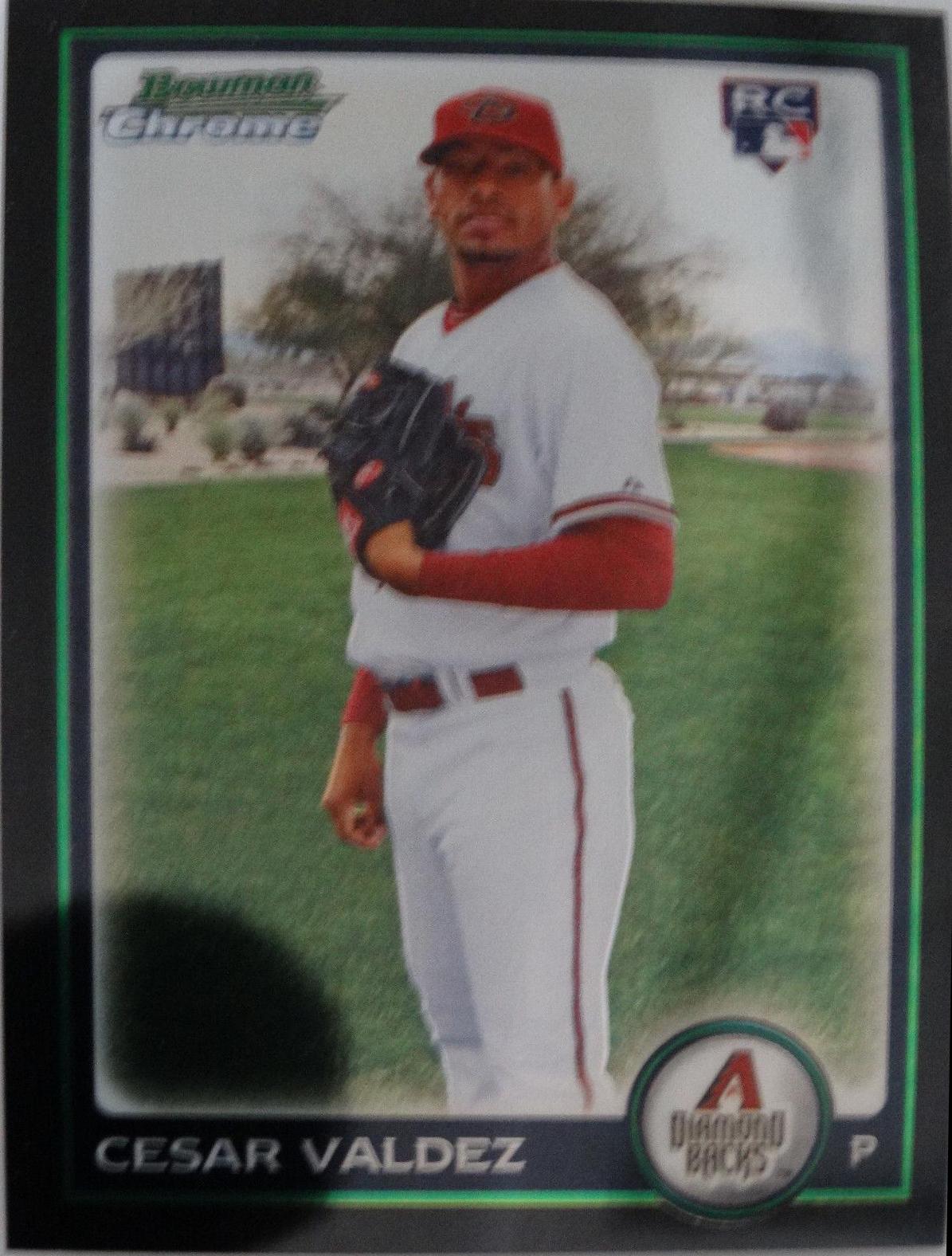 CESAR VALDEZ #219 Baseball Cards 2010 Bowman Chrome
