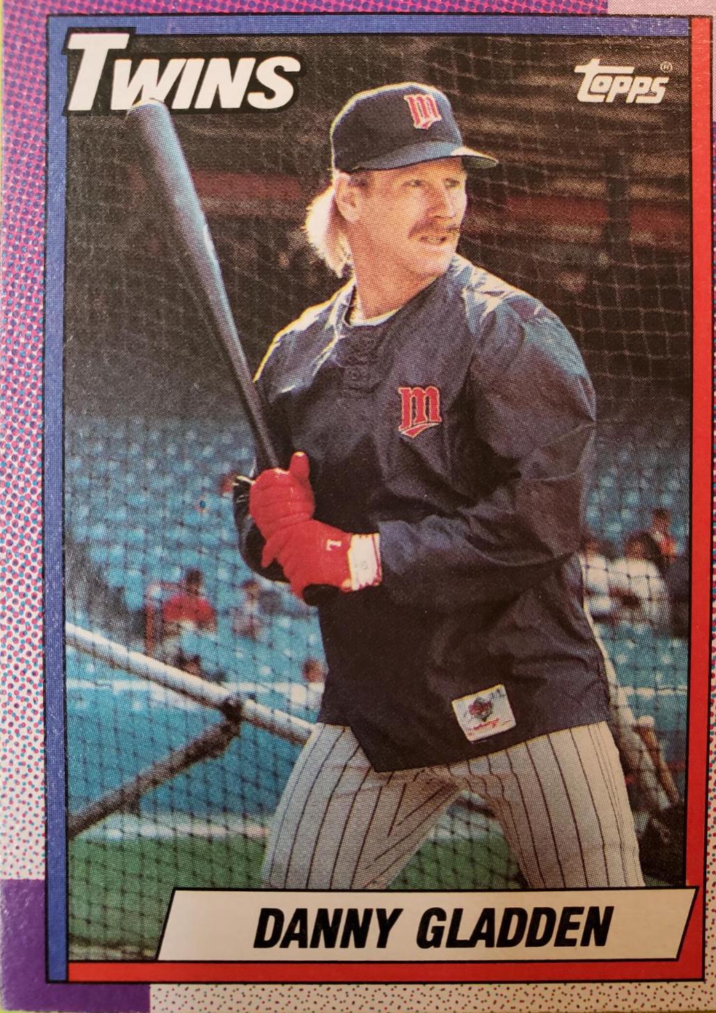 Danny Gladden #298 Baseball Cards 1990 Topps Tiffany