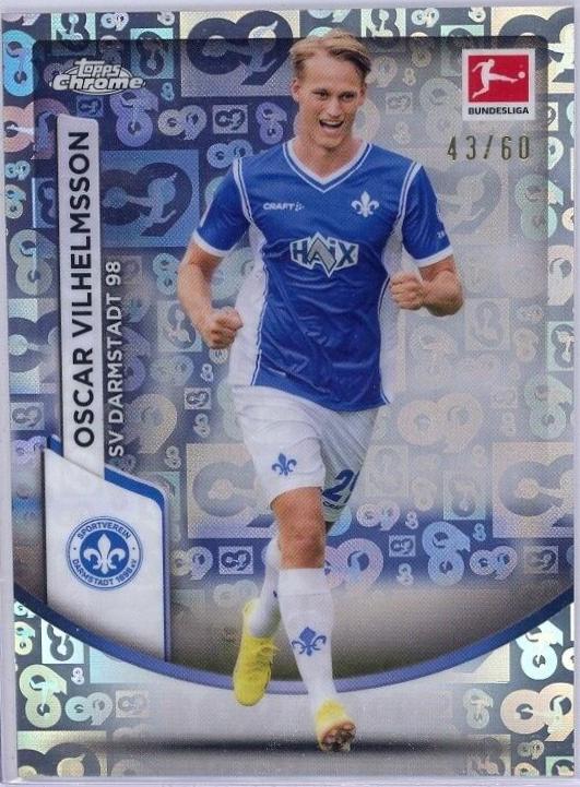 Oscar Vilhelmsson #19 2023 Topps Chrome Bundesliga Soccer