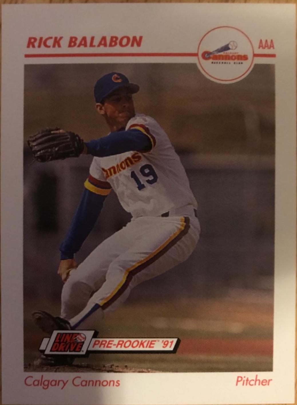 Rick Balabon #52 Baseball Cards 1991 Impel Line Drive