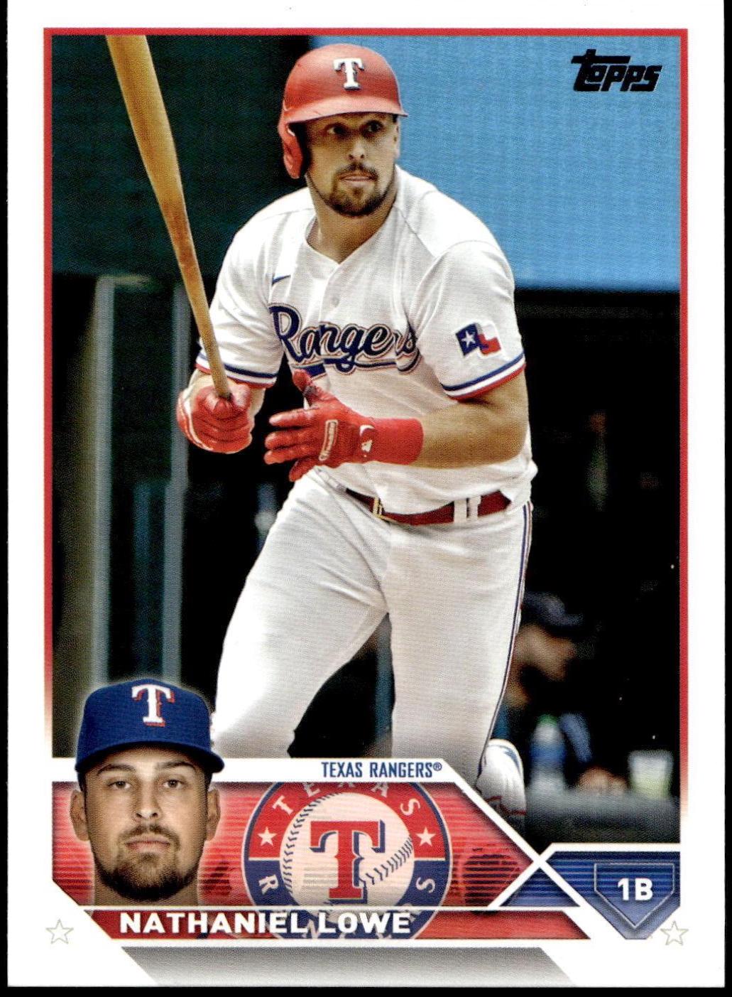 Nathaniel Lowe #124 Baseball Cards 2023 Topps