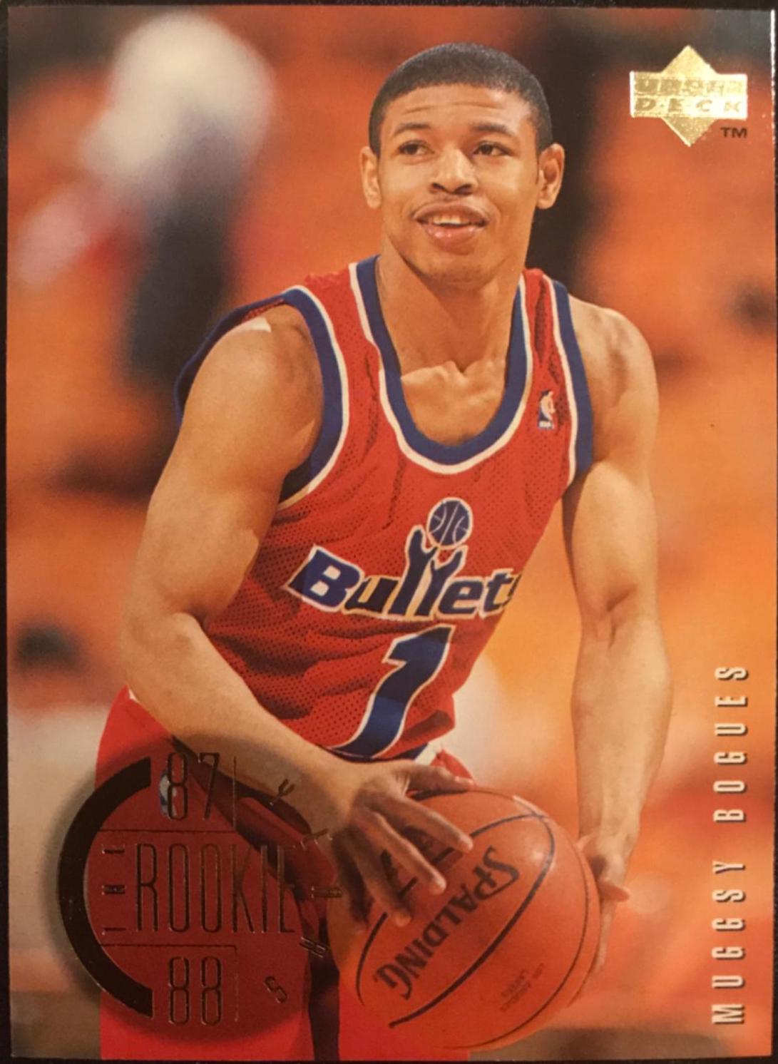 Muggsy Bogues #145 Basketball Cards 1995 Upper Deck