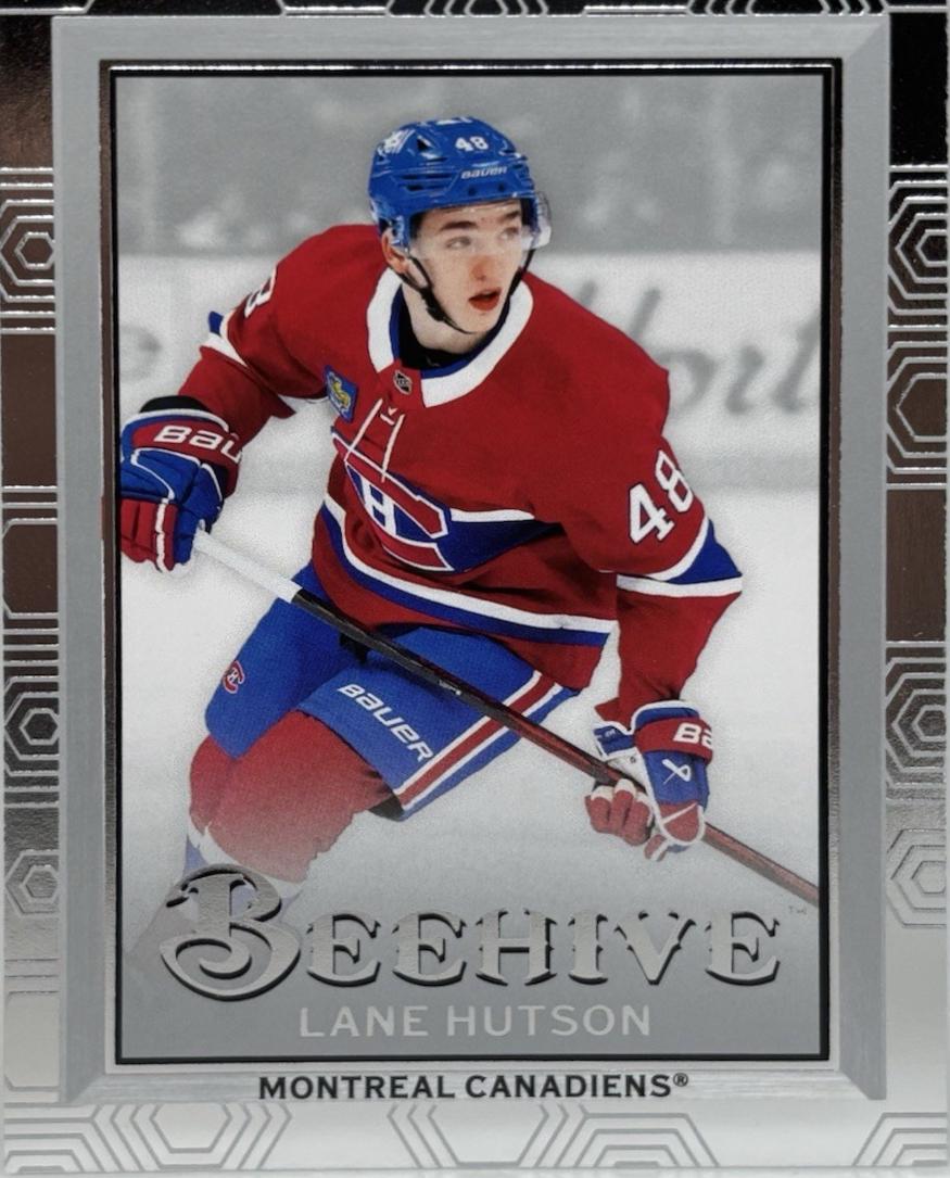 Lane Hutson #BH-18 Hockey Cards 2024 Upper Deck Beehive