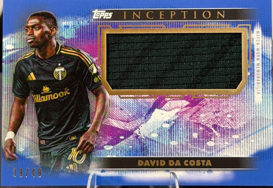 David Da Costa #IJR-DD 2025 Topps Inception MLS Jumbo Relic