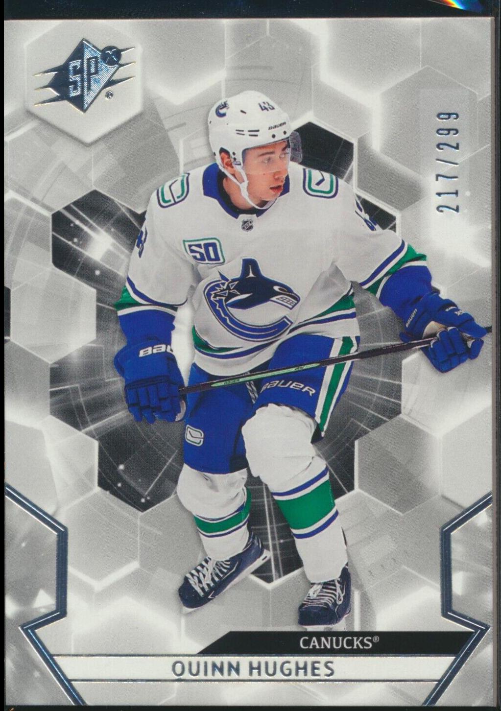 Quinn Hughes #43 2020-21 SPx Hockey