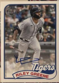 Riley Greene #89BA-RG 2024 Topps 1989 Autograph Baseball