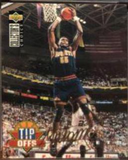 Dikembe Mutombo Silver Signature #172 Basketball Cards 1994 Collector's Choice