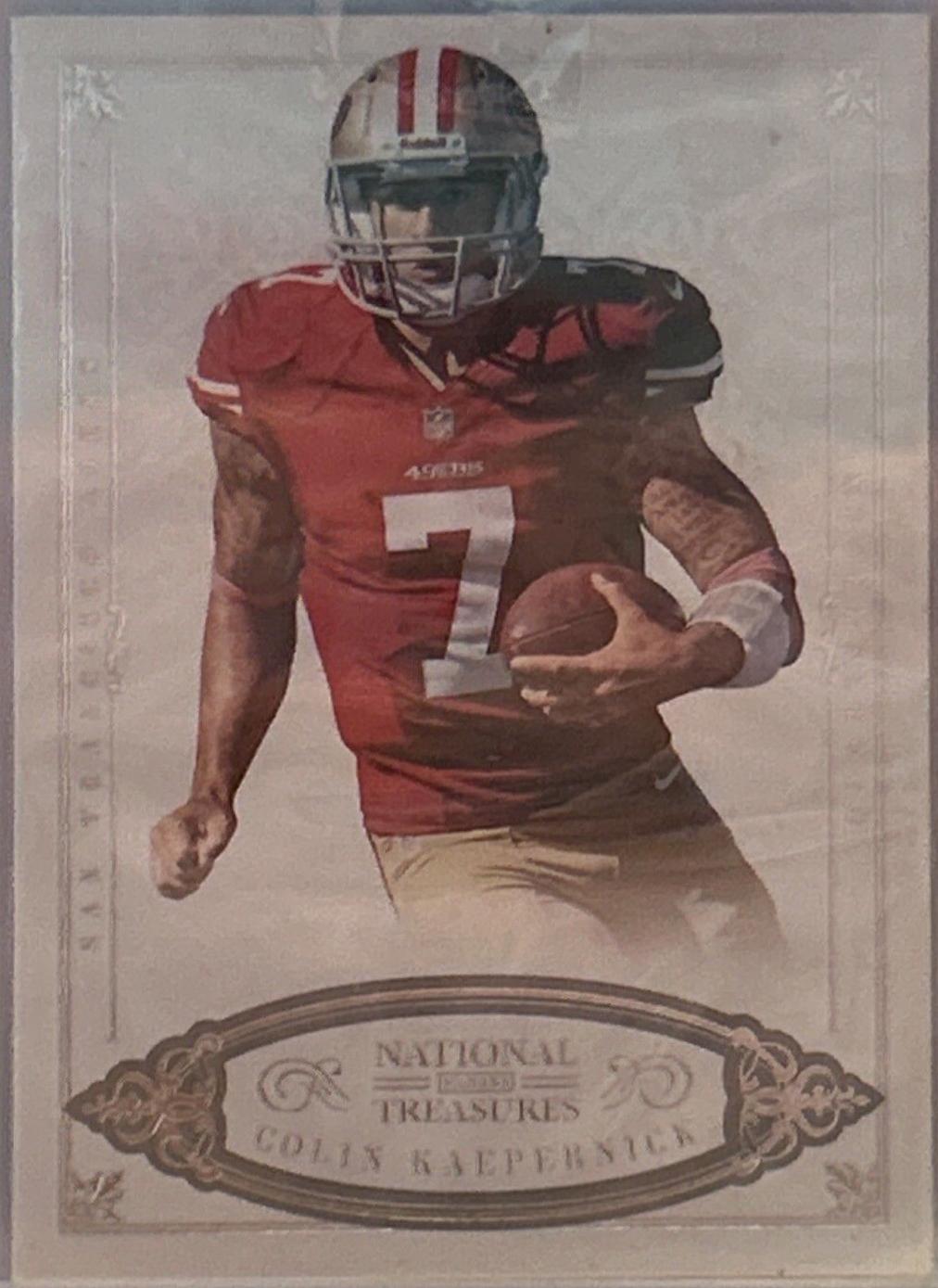 Colin Kaepernick #4 Football Cards 2012 Panini National Treasures