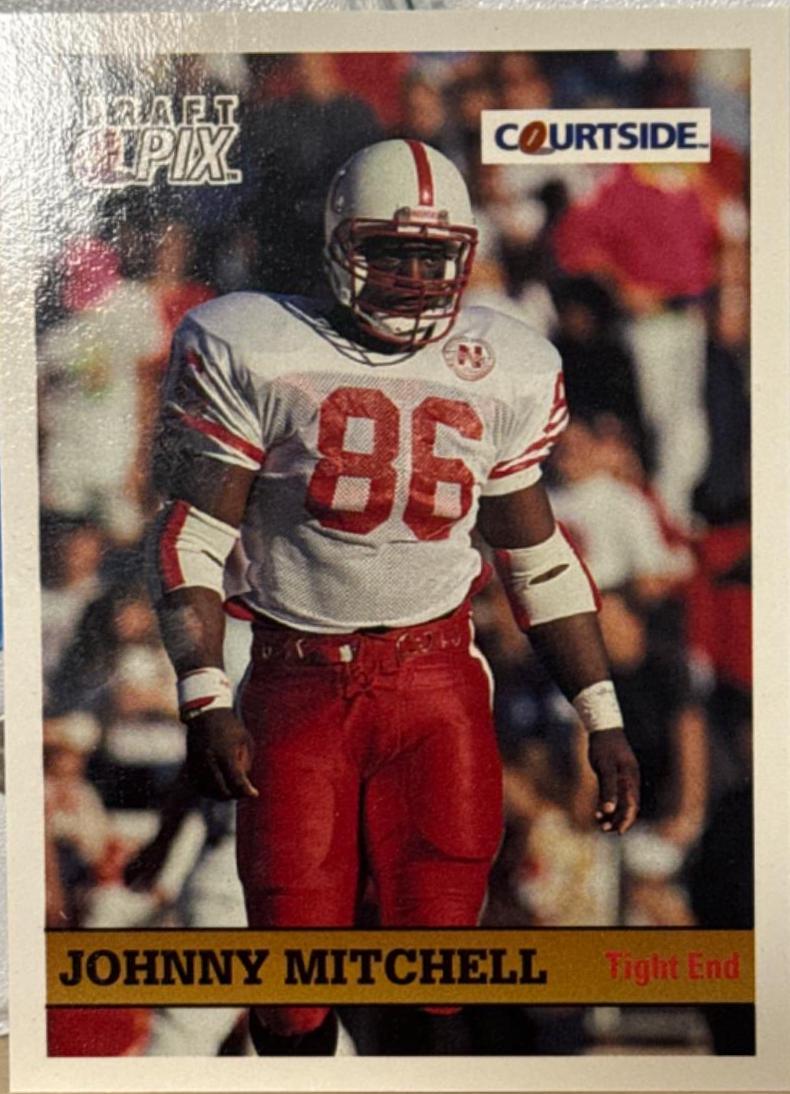 Johnny Mitchell #75 1992 Courtside Football