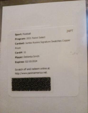 DeVonta Smith [Copper] #JRS-DVS