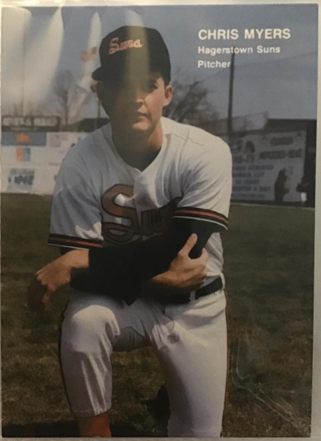 Chris Myers #34 Baseball Cards 1990 Best