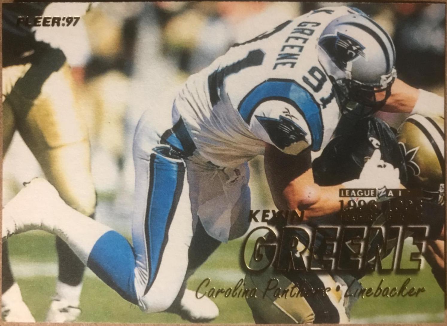Kevin Greene #26 Football Cards 1997 Fleer