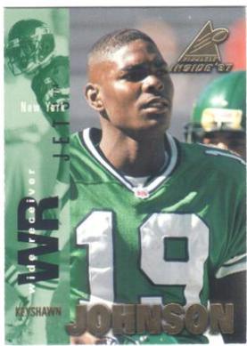 Keyshawn Johnson #67 Football Cards 1997 Pinnacle Inside