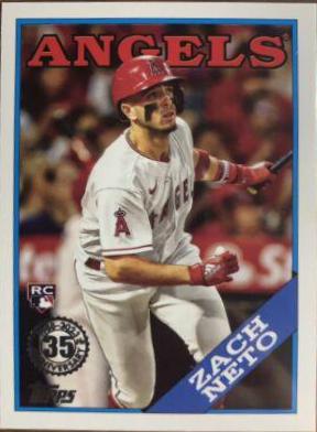 Zach Neto #88US-19 Baseball Cards 2023 Topps Update 1988