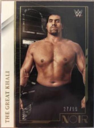 The Great Khali #426 Wrestling Cards 2022 Panini Chronicles WWE Noir