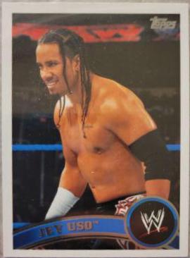 Jey Uso #12 Wrestling Cards 2011 Topps WWE