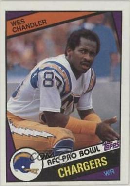 Wes Chandler #178 Football Cards 1984 Topps