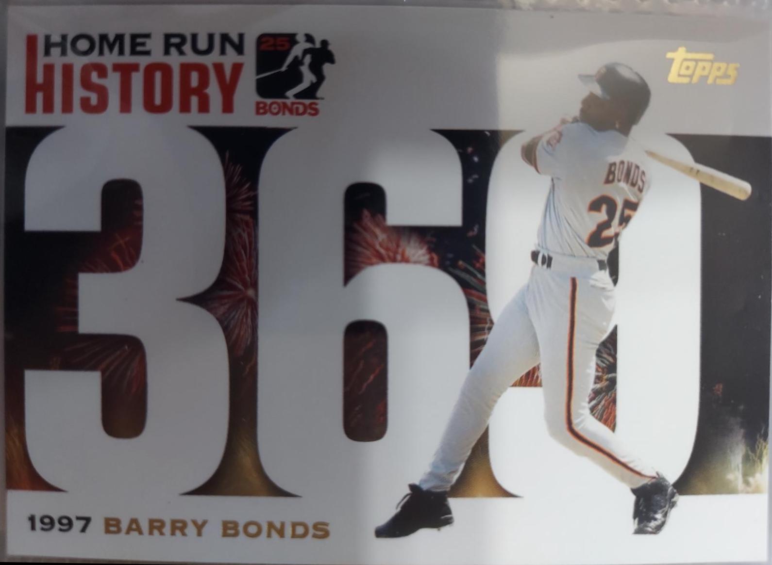 Barry Bonds #BB369 Baseball Cards 2005 Topps Barry Bonds Home Run History