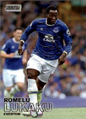 Romelu Lukaku #4 Soccer Cards 2016 Stadium Club Premier League