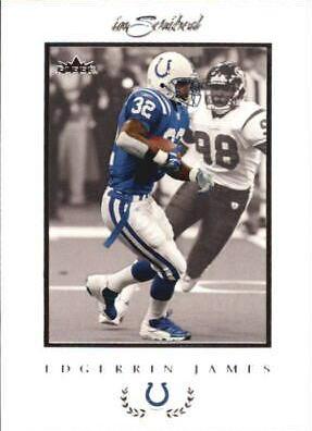 Edgerrin James #8 Football Cards 2004 Fleer Inscribed