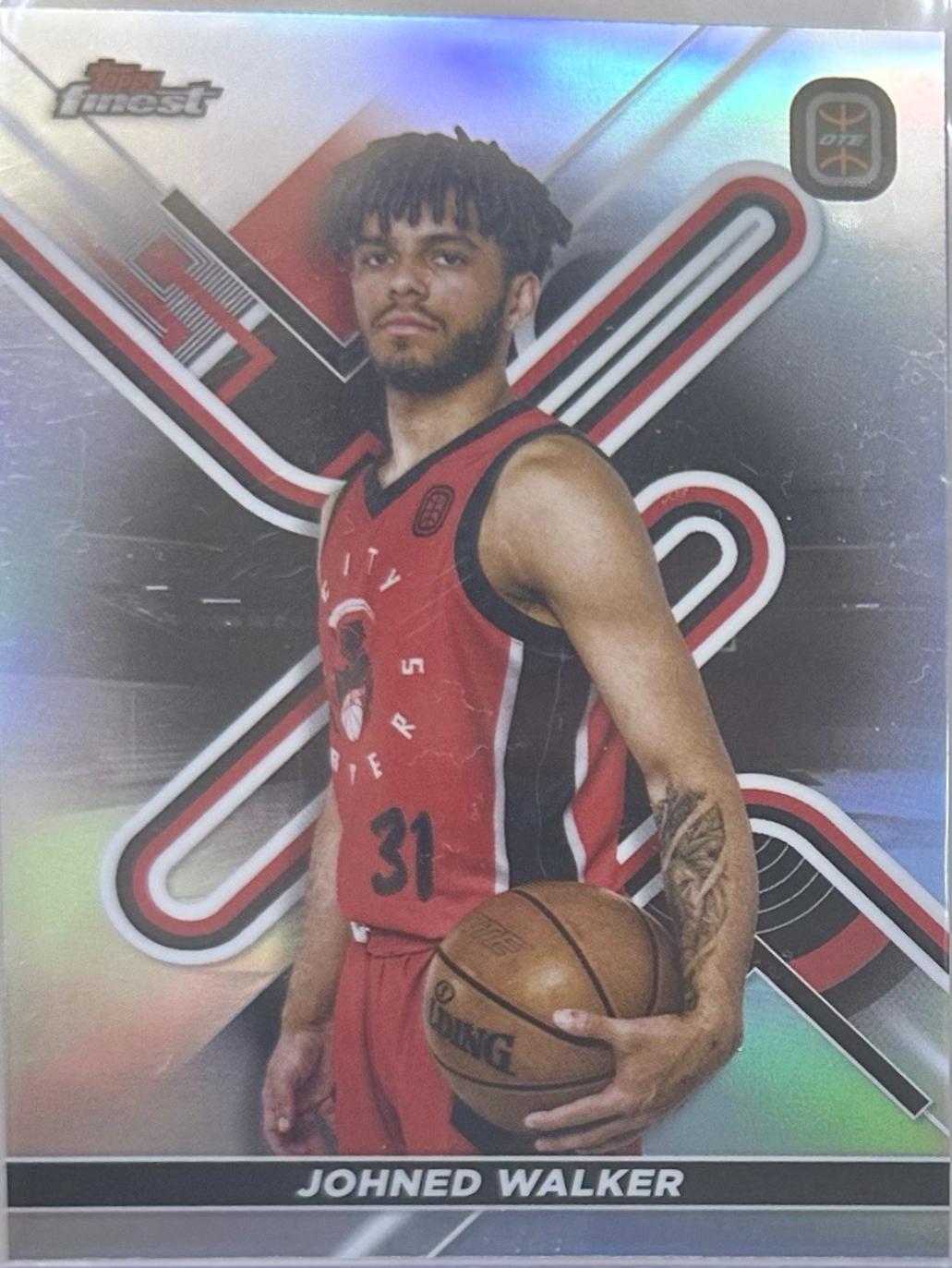 Johned Walker #80 2022 Topps Finest Overtime Elite Basketball